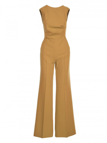 S115 Wide leg jumpsuit - cinnamon