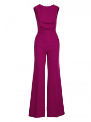 S115 Wide leg jumpsuit - ruby