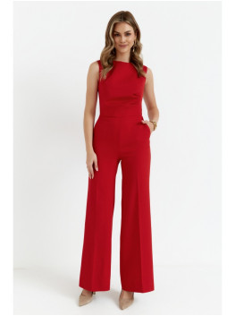 S115 Wide leg jumpsuit - red