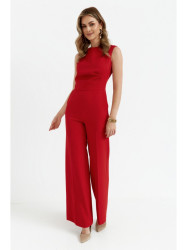S115 Wide leg jumpsuit - red