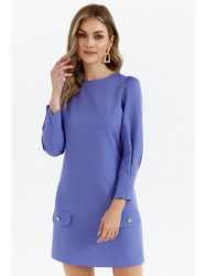 K148 Trapeze dress - light purple