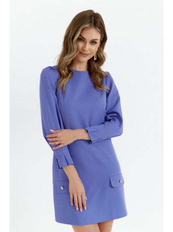 K148 Trapeze dress - light purple