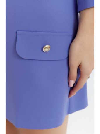 K148 Trapeze dress - light purple