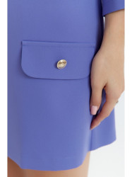 K148 Trapeze dress - light purple