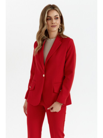 K141 Blazer with double flap pockets - red