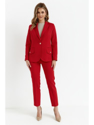 K141 Blazer with double flap pockets - red