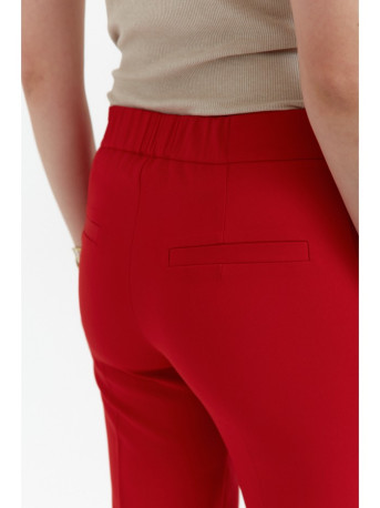 K055 Slim leg trousers - red