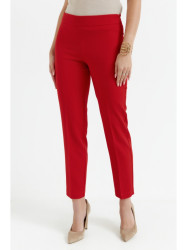 K055 Slim leg trousers - red