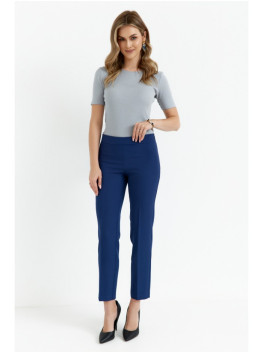 K055 Slim leg trousers - navy blue