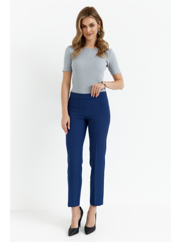 K055 Slim leg trousers - navy blue