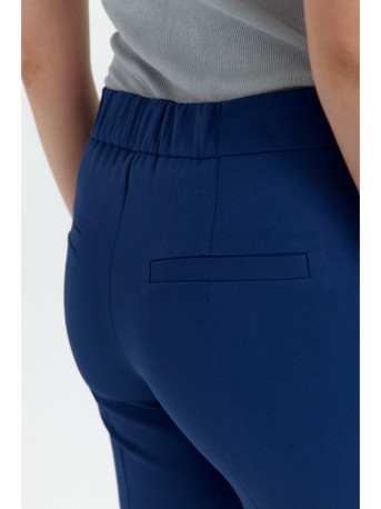 K055 Slim leg trousers - navy blue