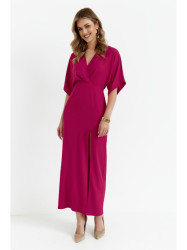 K163 Maxi dress - plum