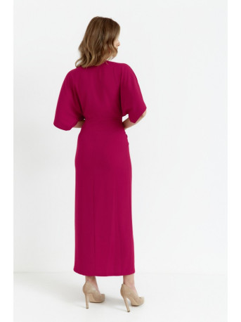K163 Maxi dress - plum