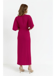 K163 Maxi dress - plum