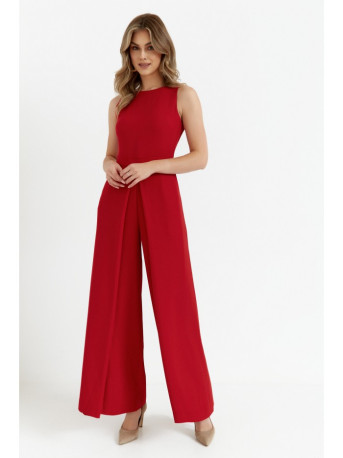K184 Wide leg jumpsuit - red