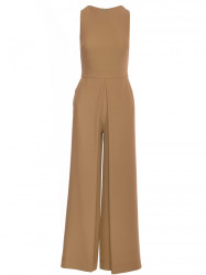 K184 Wide leg jumpsuit - beige