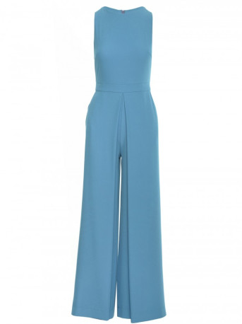 K184 Wide leg jumpsuit - sky blue
