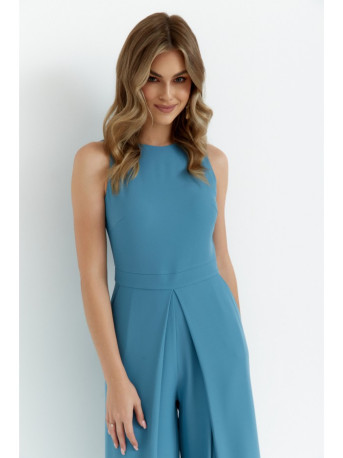 K184 Wide leg jumpsuit - sky blue