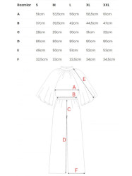 S397 Wide sleeve jumpsuit with split back - sky blue