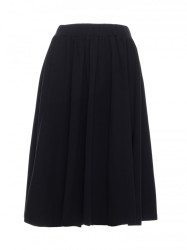 B130 Flared midi skirt - black