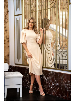 S400 Puff sleeve dress - cream