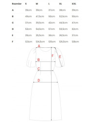 S400 Suknelė pūstomis rankovėmis - kreminė