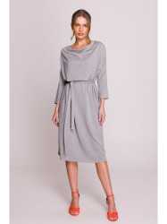 S403 Oversized knit dress - grey