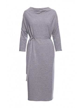 S403 Oversized knit dress - grey