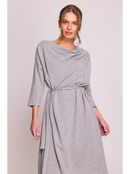 S403 Oversized knit dress - grey