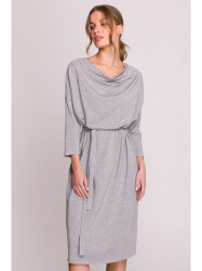 S403 Oversized knit dress - grey
