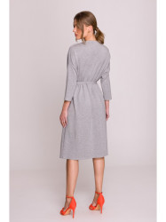 S403 Oversized knit dress - grey