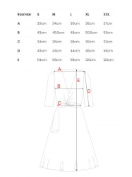 S404 Fit and flare knit dress with a tie belt - black