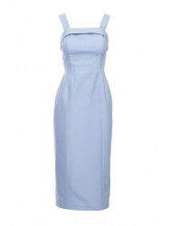 M843 Denim midi dress - light blue