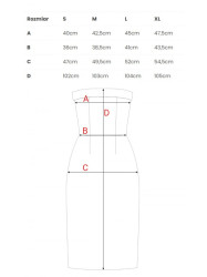 M843 Denim midi dress - light blue