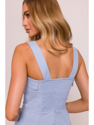 M843 Denim midi dress - light blue