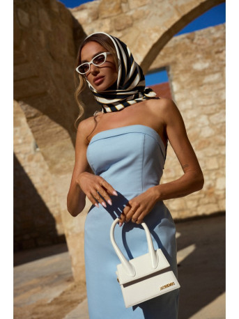 M843 Denim midi dress - light blue