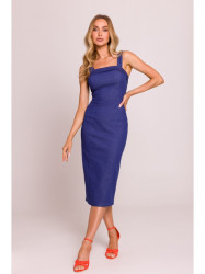 M843 Denim midi dress - blue