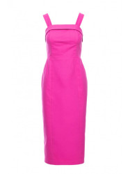 M843 Denim midi dress - pink