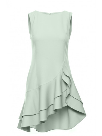 M850 Ruffled mini dress - mint
