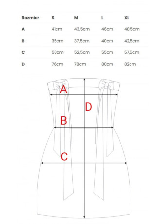 M851 Bustier dress with bows - candy pink