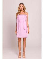 M851 Bustier dress with bows - candy pink