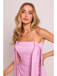 M851 Bustier dress with bows - candy pink