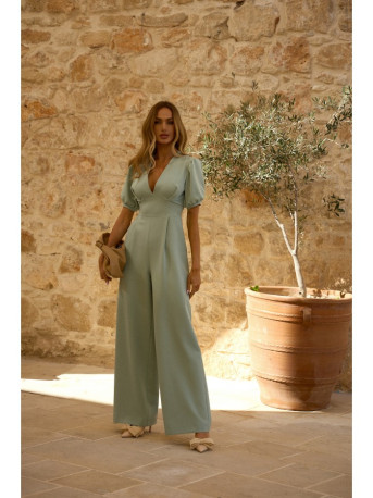 M852 Puff sleeve jumpsuit - mint