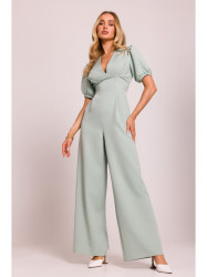 M852 Puff sleeve jumpsuit - mint