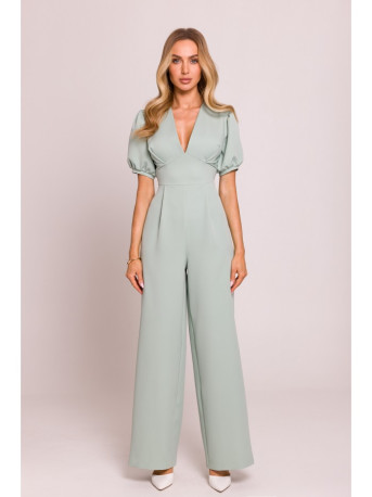 M852 Puff sleeve jumpsuit - mint