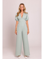 M852 Puff sleeve jumpsuit - mint