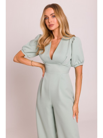 M852 Puff sleeve jumpsuit - mint