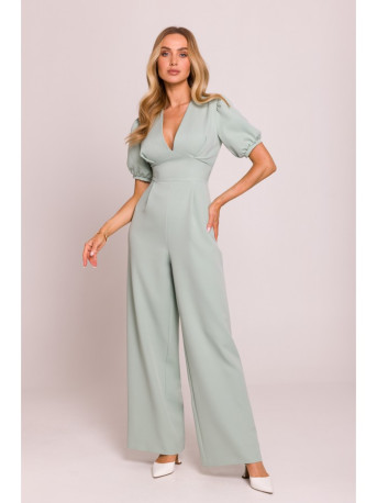 M852 Puff sleeve jumpsuit - mint