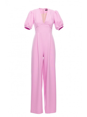 M852 Puff sleeve jumpsuit - candy pink