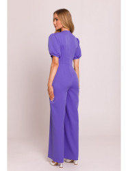 M852 Puff sleeve jumpsuit - light purple